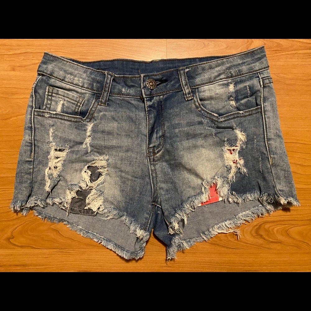 Patriotic Jean Shorts